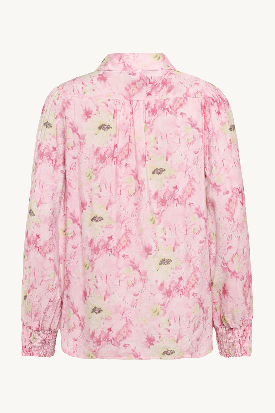 Claire naisten pusero Rhona Blouse, vaaleanpunainen kuosi