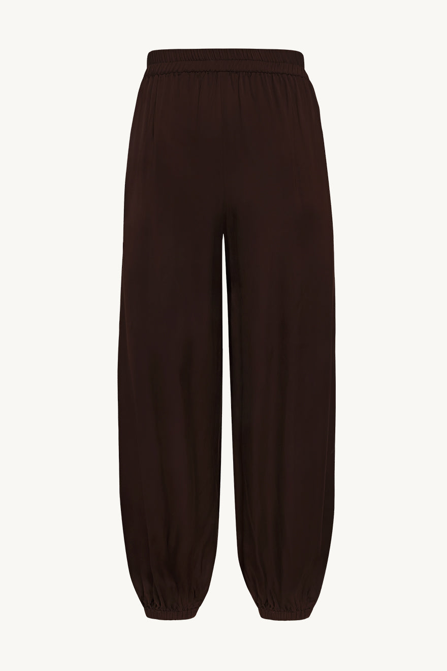 Claire naisten housut Talula Pants, tummanruskea