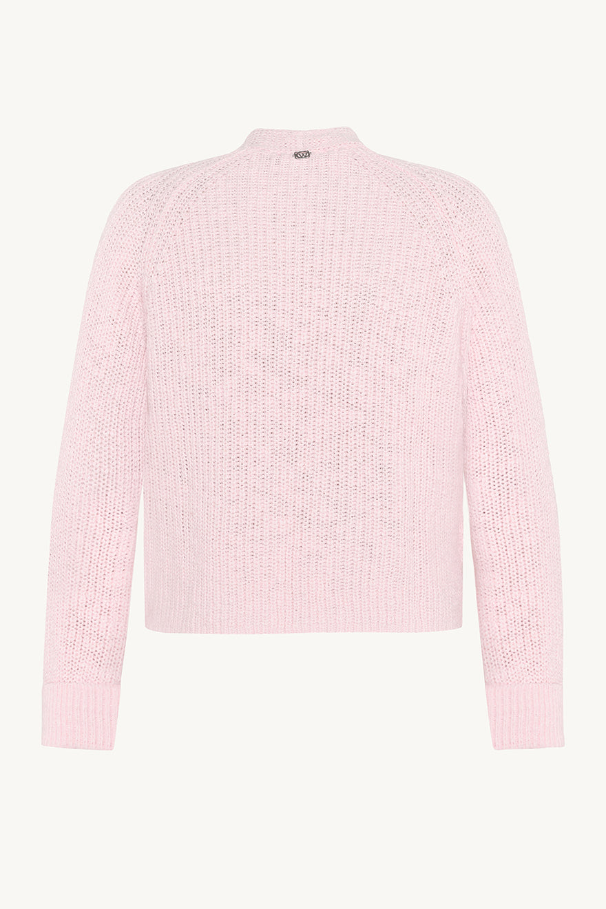 Claire Naisten neuletakki Celine Cardigan, vaaleanpunainen