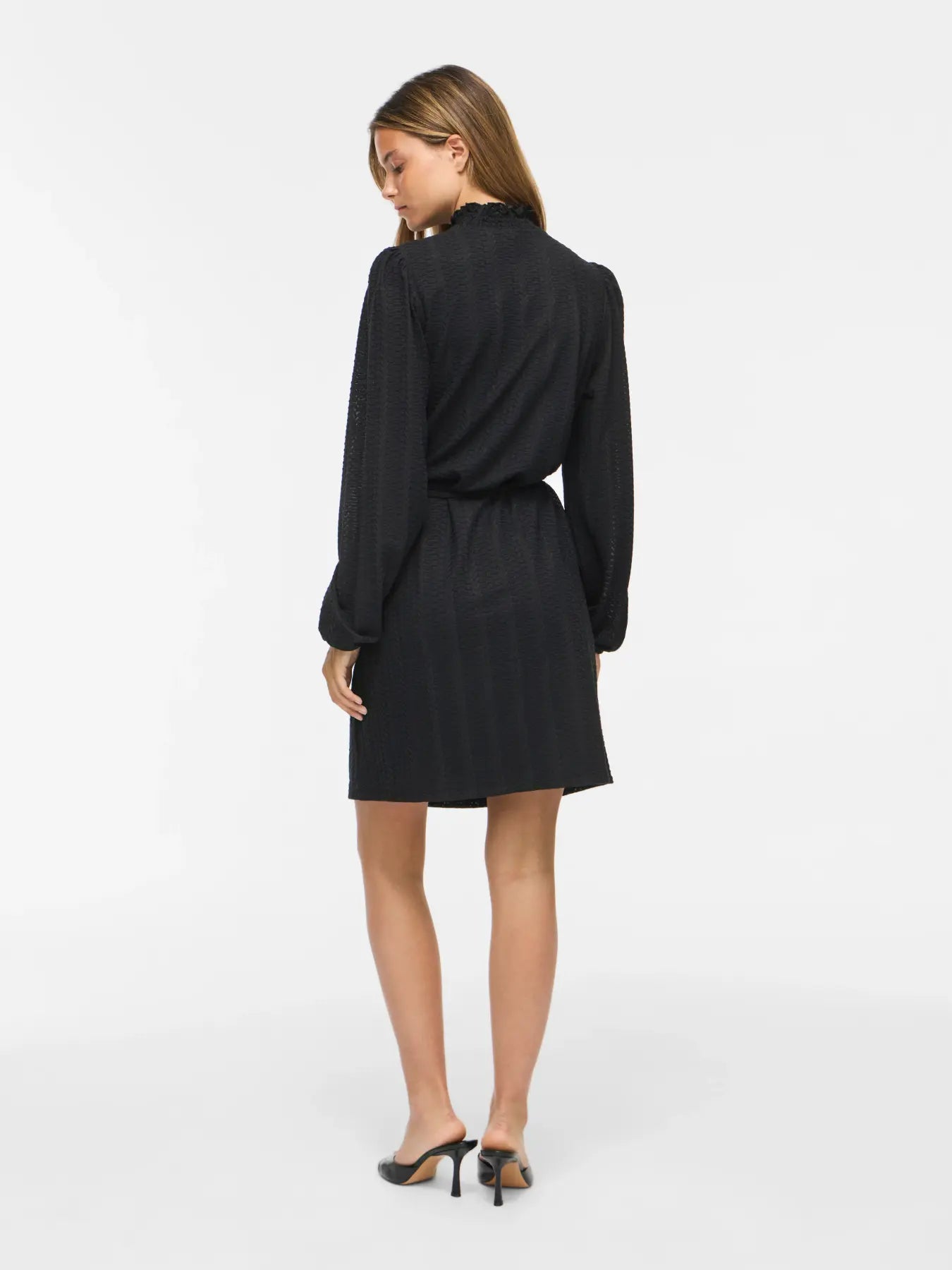 Vila naisten mekko Vilyri Smock Dress, Black Beauty