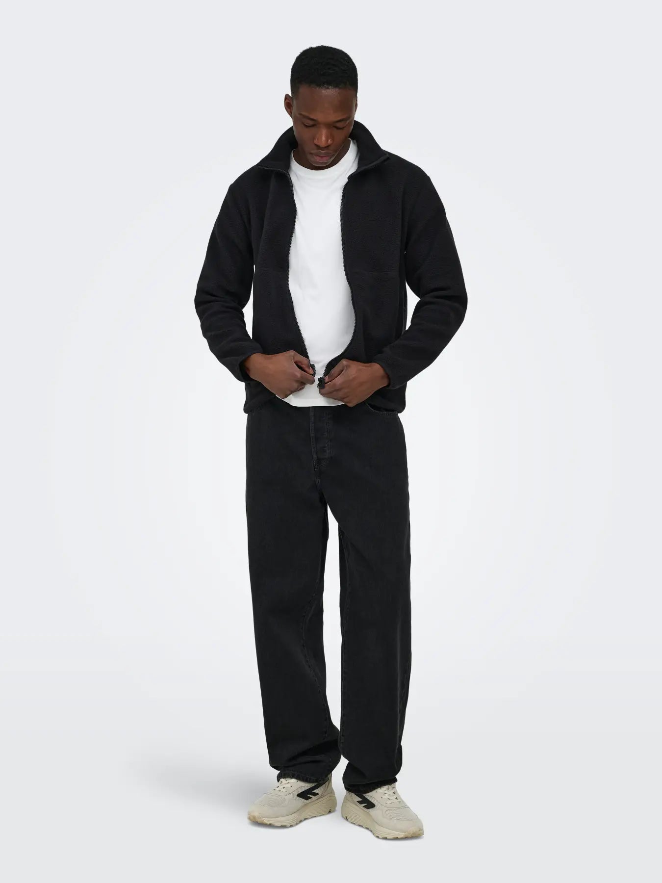 Only and Sons miesten fleece Jason, musta