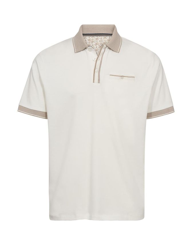 Gino marcello miesten pikeepaita Polo Performance Shirt, luonnonvalkoinen
