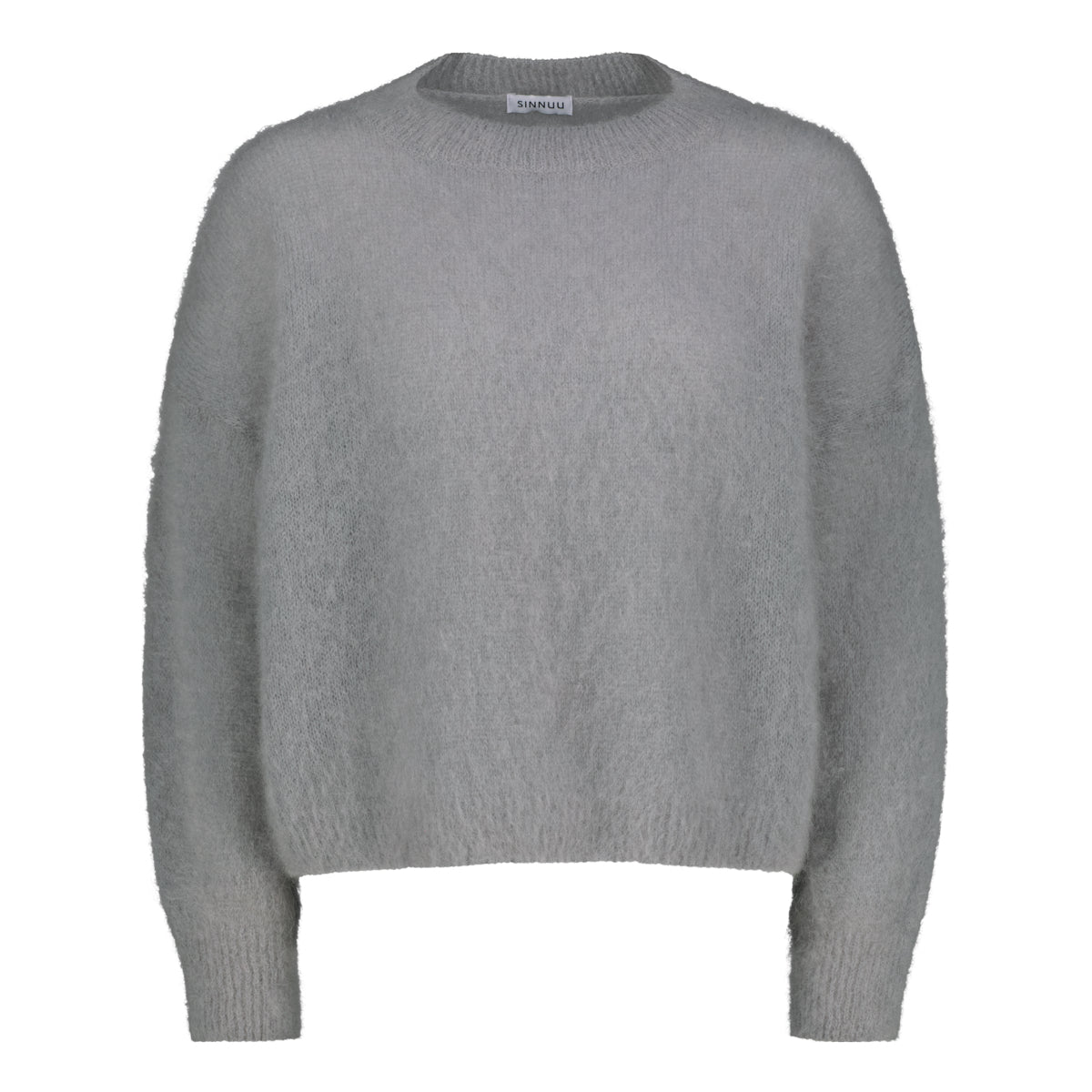 Sinnuu Naisten Neule Darla Mohairneule, vaaleanharmaa meleerattu