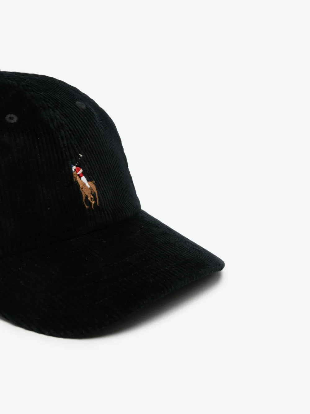Polo Ralph Lauren naisten lippis Corduroy Ball Cap, musta