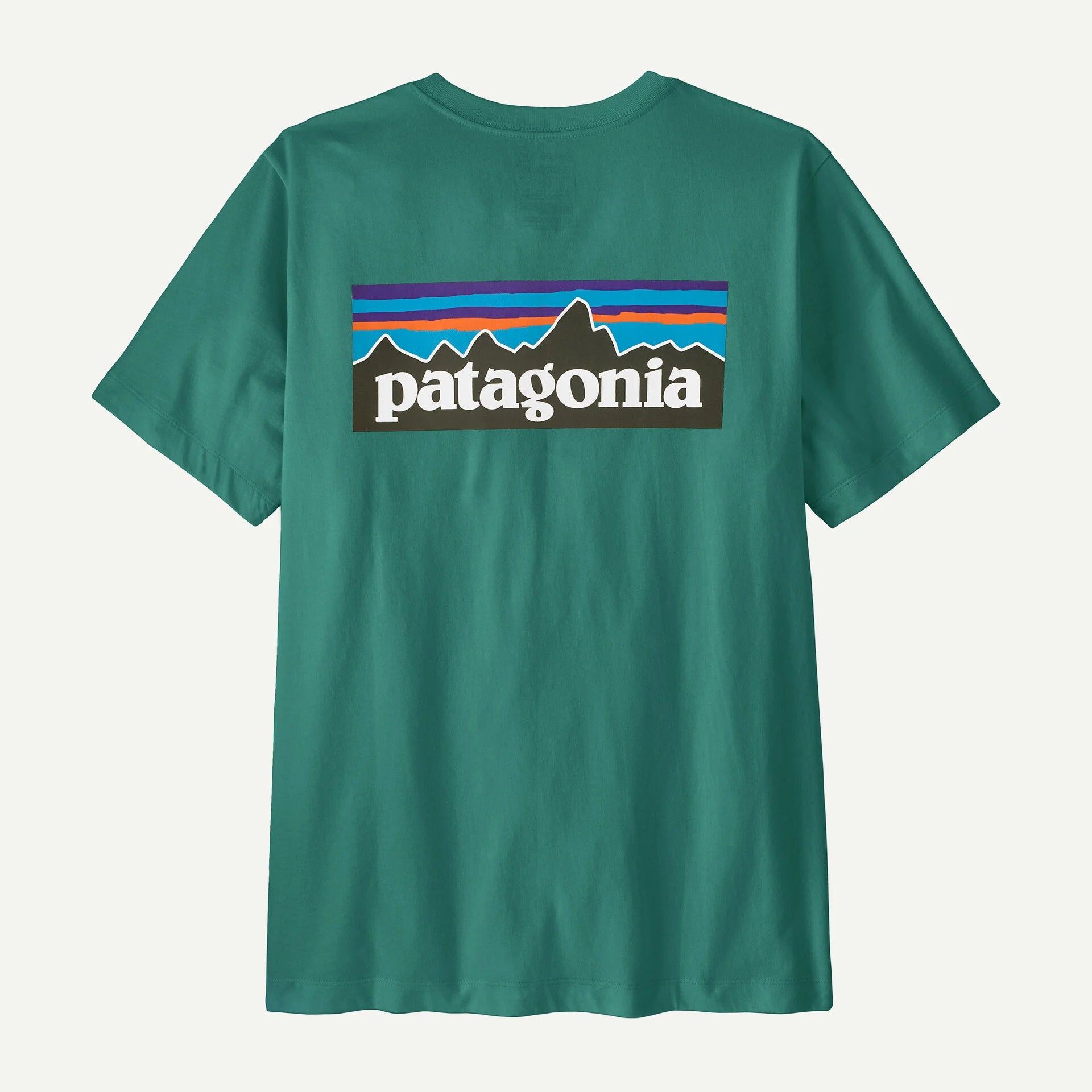 Patagonia miesten t-paita M's P-6 Logo T-Shirt, tummanvihreä