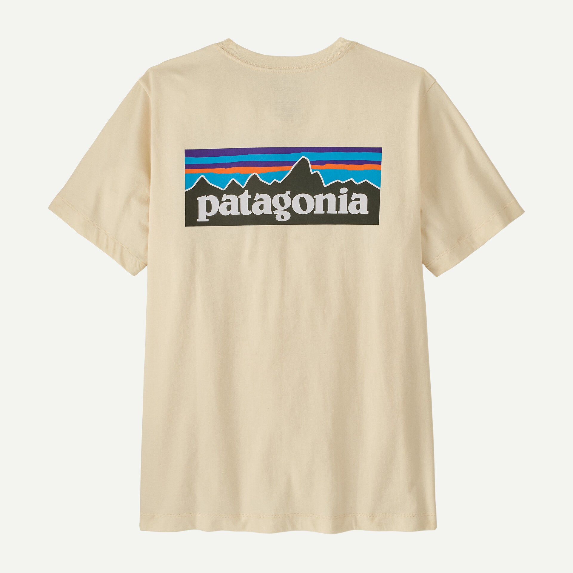 Patagonia miesten t-paita M's P-6 Logo T-Shirt, kerma