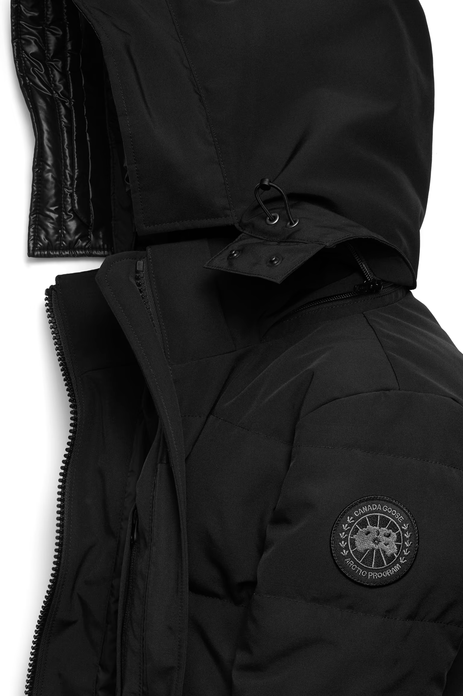 Canada Goose naisten takki Chelsea Parka Black Label, musta