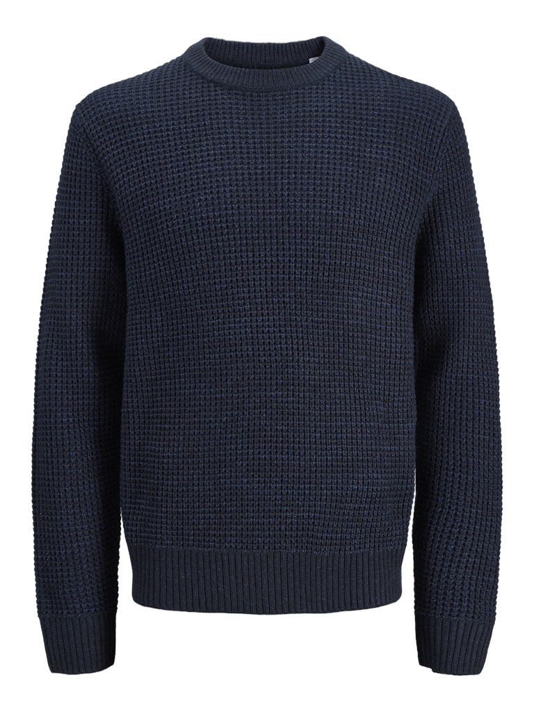 JJGLOBAL KNIT CREW NECK JNR TUMMANSININEN
