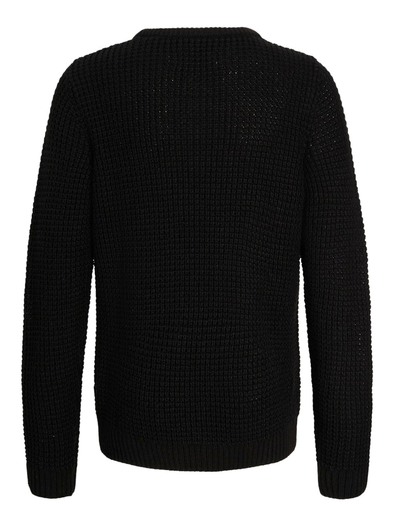 JJGLOBAL KNIT CREW NECK JNR MUSTA