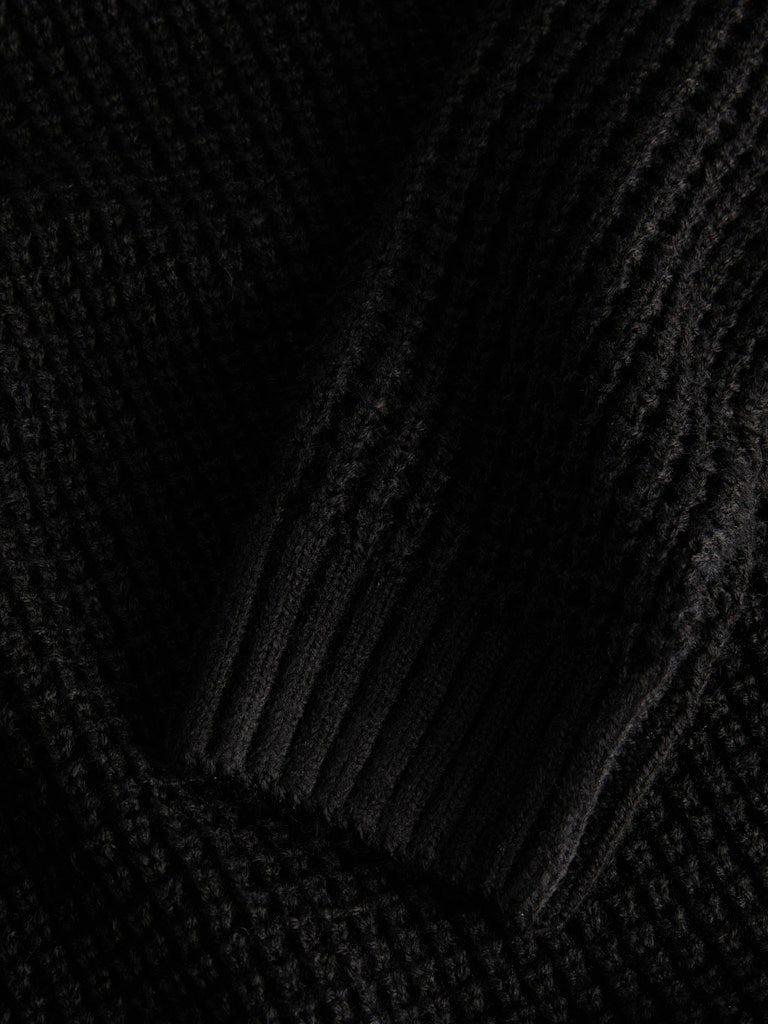 JJGLOBAL KNIT CREW NECK JNR MUSTA