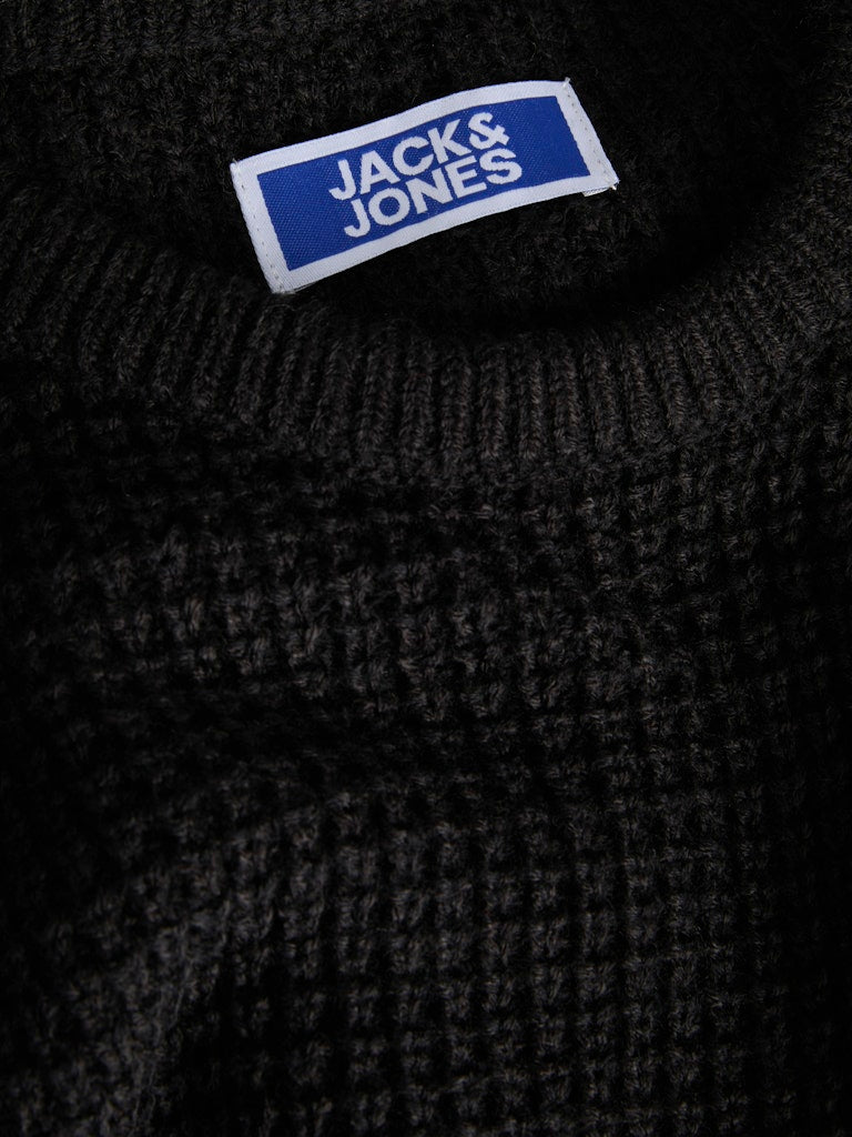 JJGLOBAL KNIT CREW NECK JNR MUSTA