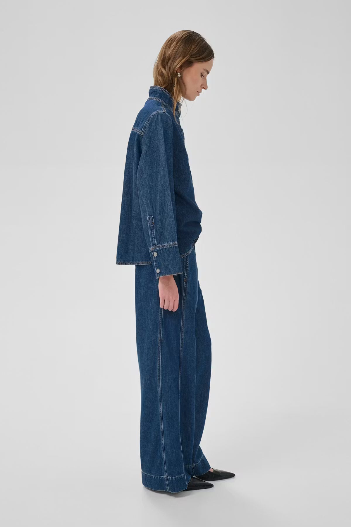 My Essential Wardrobe naisten farkut HilmaMW 171 X-Wide Pant, vaaleansininen