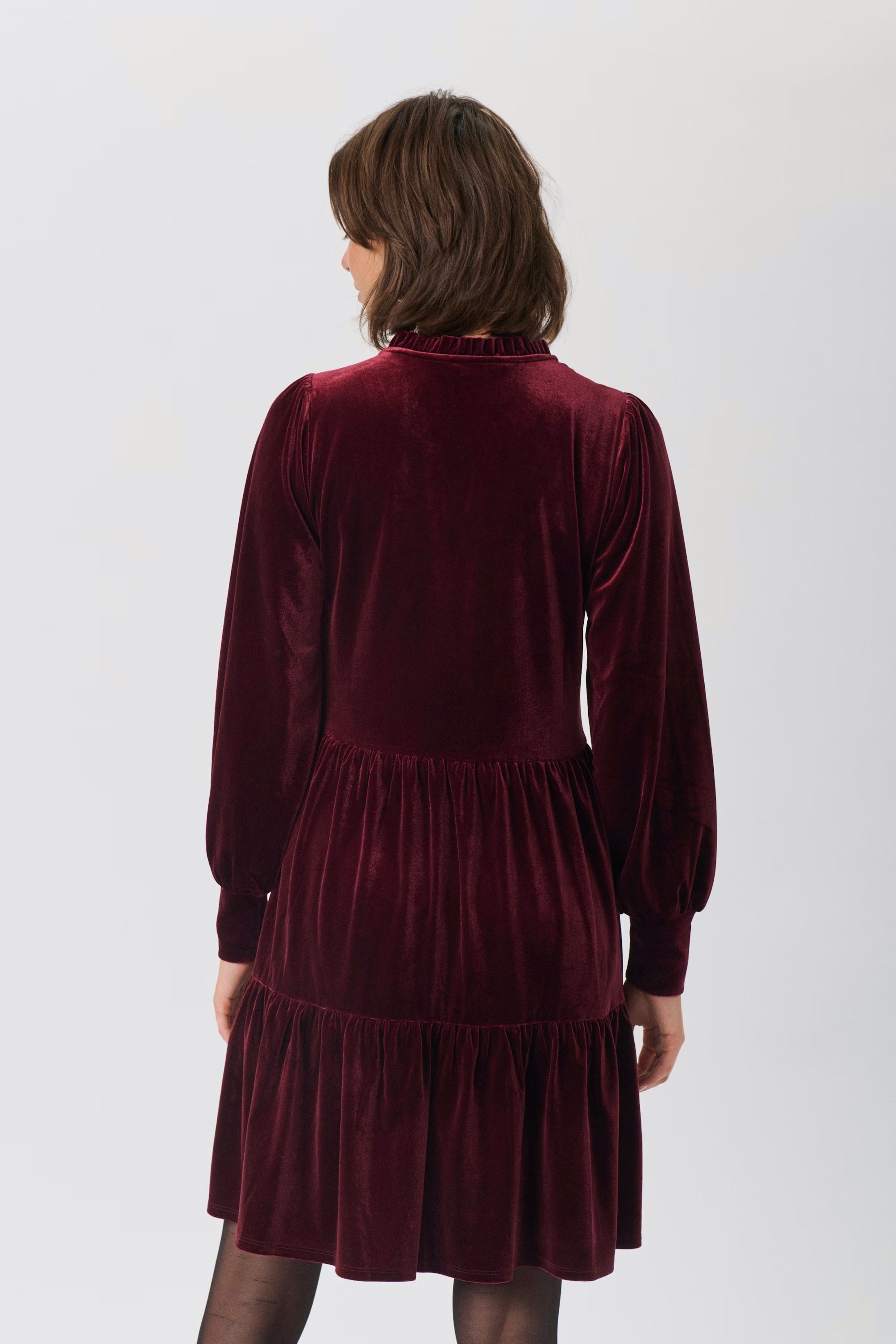 Part Two Naisten Mekko Viggase Samettimekko, Tawny Port