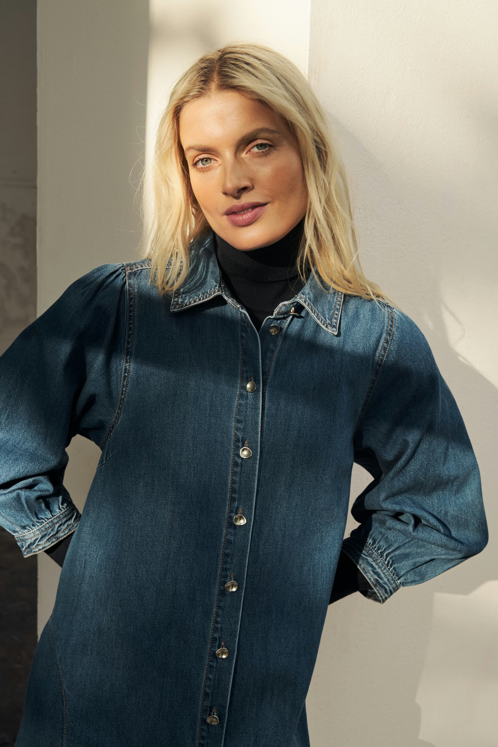 Part Two mekko EleinarPW, Medium Blue Denim