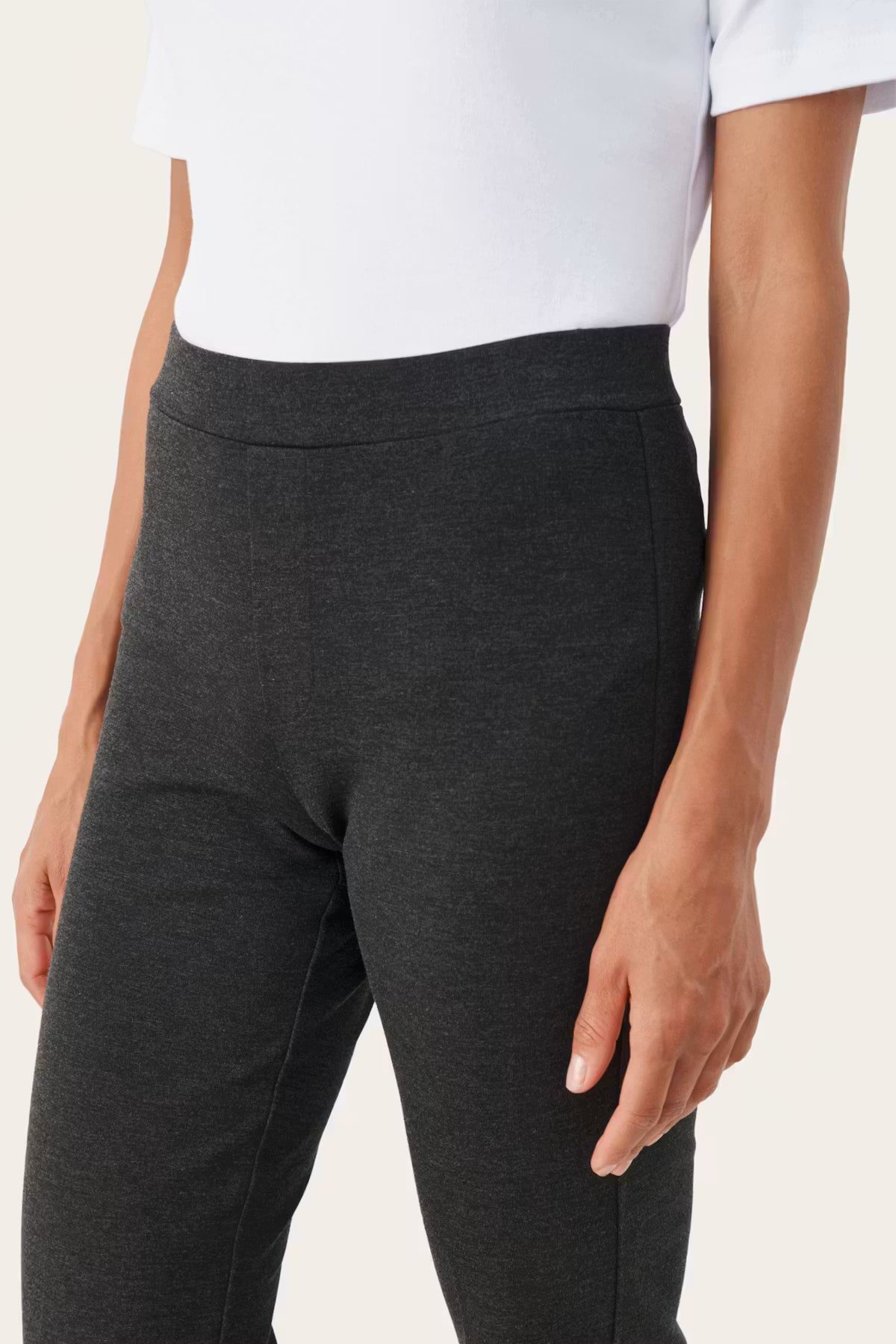 Part Two naisten housut PontaPW, Dark Grey Melange