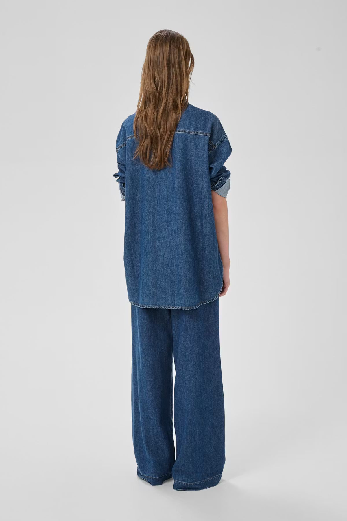 My Essential Wardrobe naisten farkkupaita HilmaMW 171 Shirt, vaaleansininen