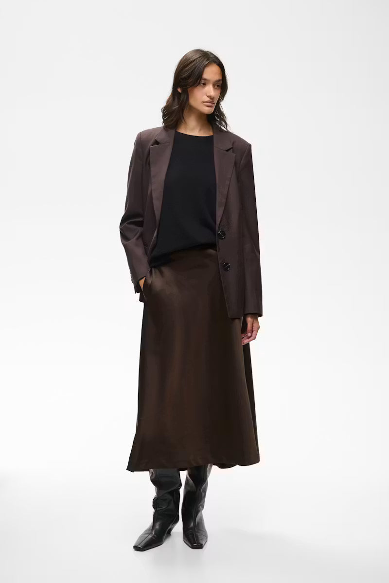 InWear naisten hame ZilkyIW, Chocolate Brown