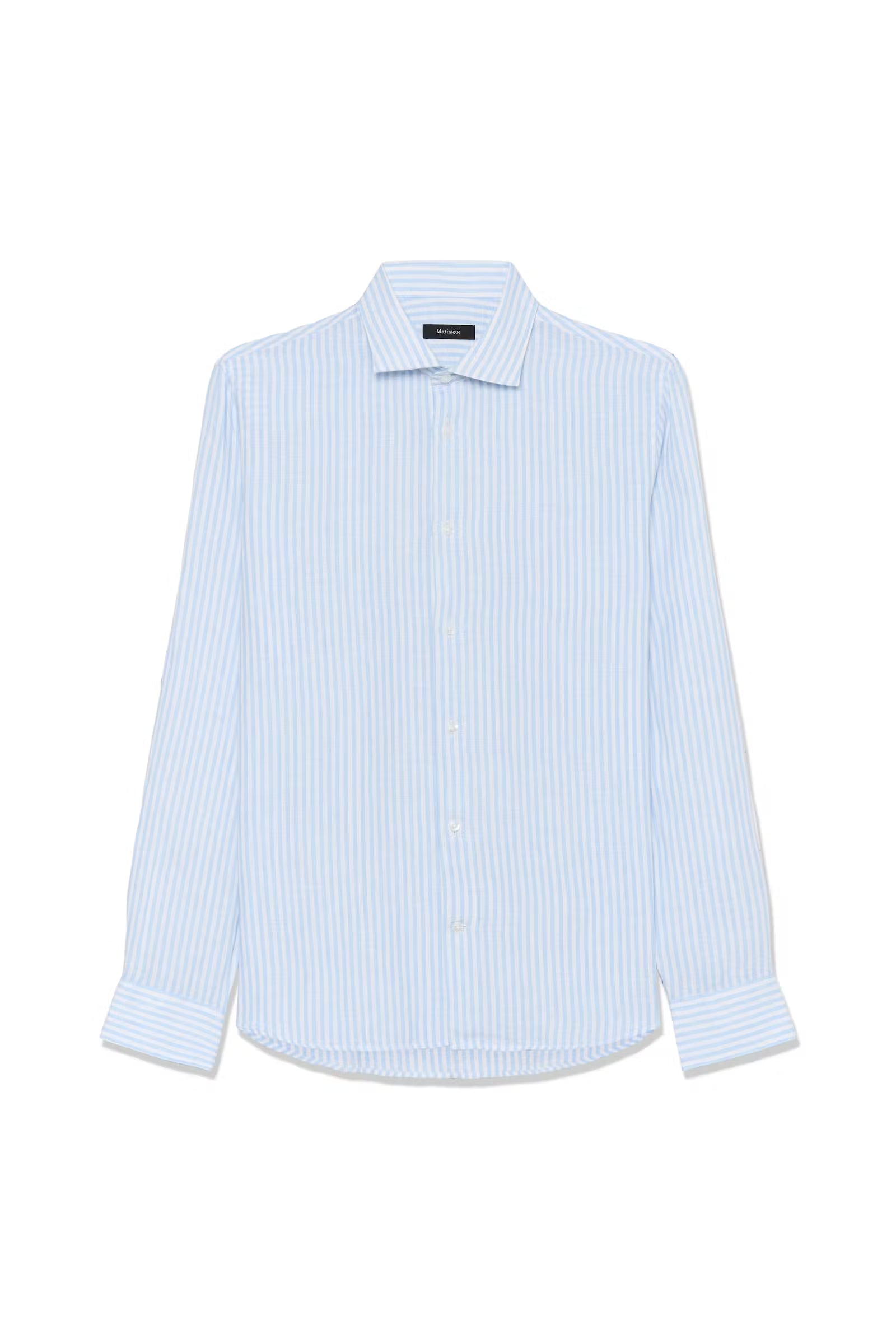 Matinique miesten kauluspaita MAmarc Linen Shirt, Chambray Blue