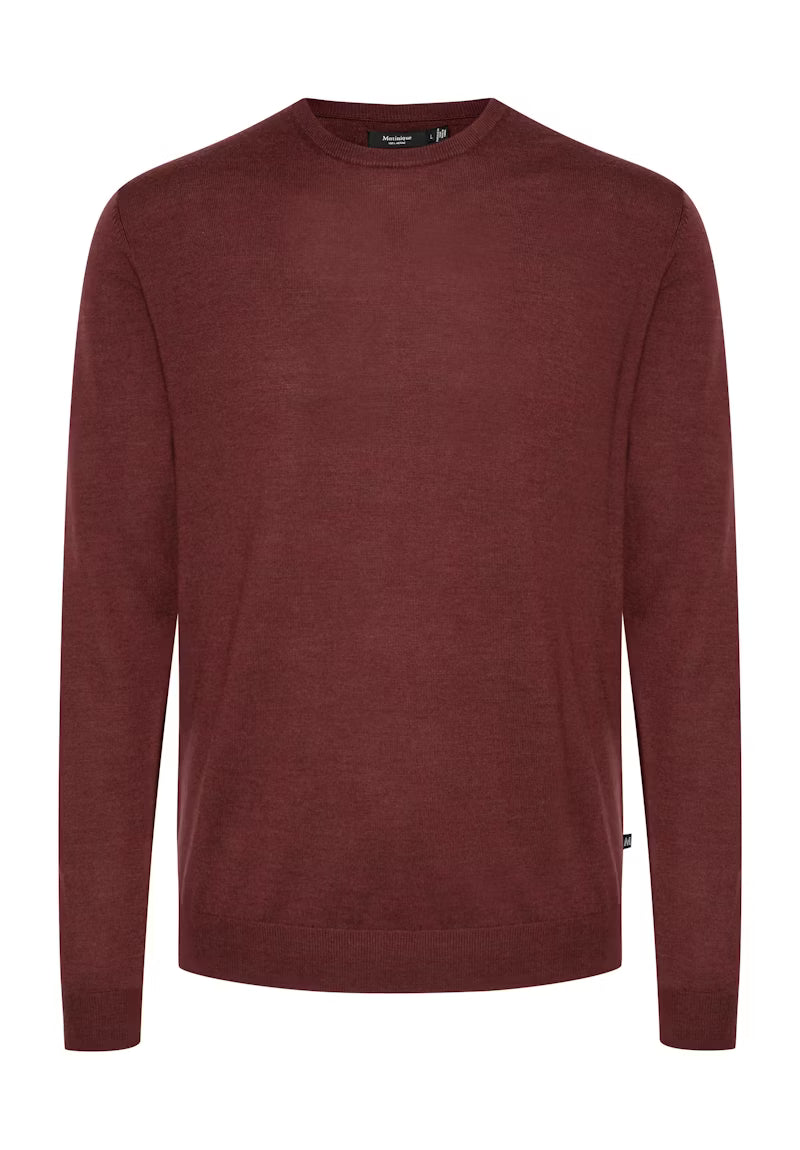 Matinique miesten neulepusero Margrate, Bitter Chocolate Melange