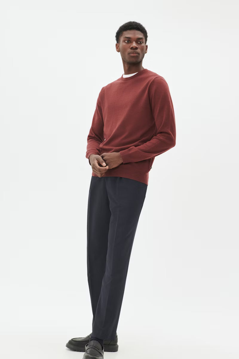 Matinique miesten neulepusero Margrate, Bitter Chocolate Melange