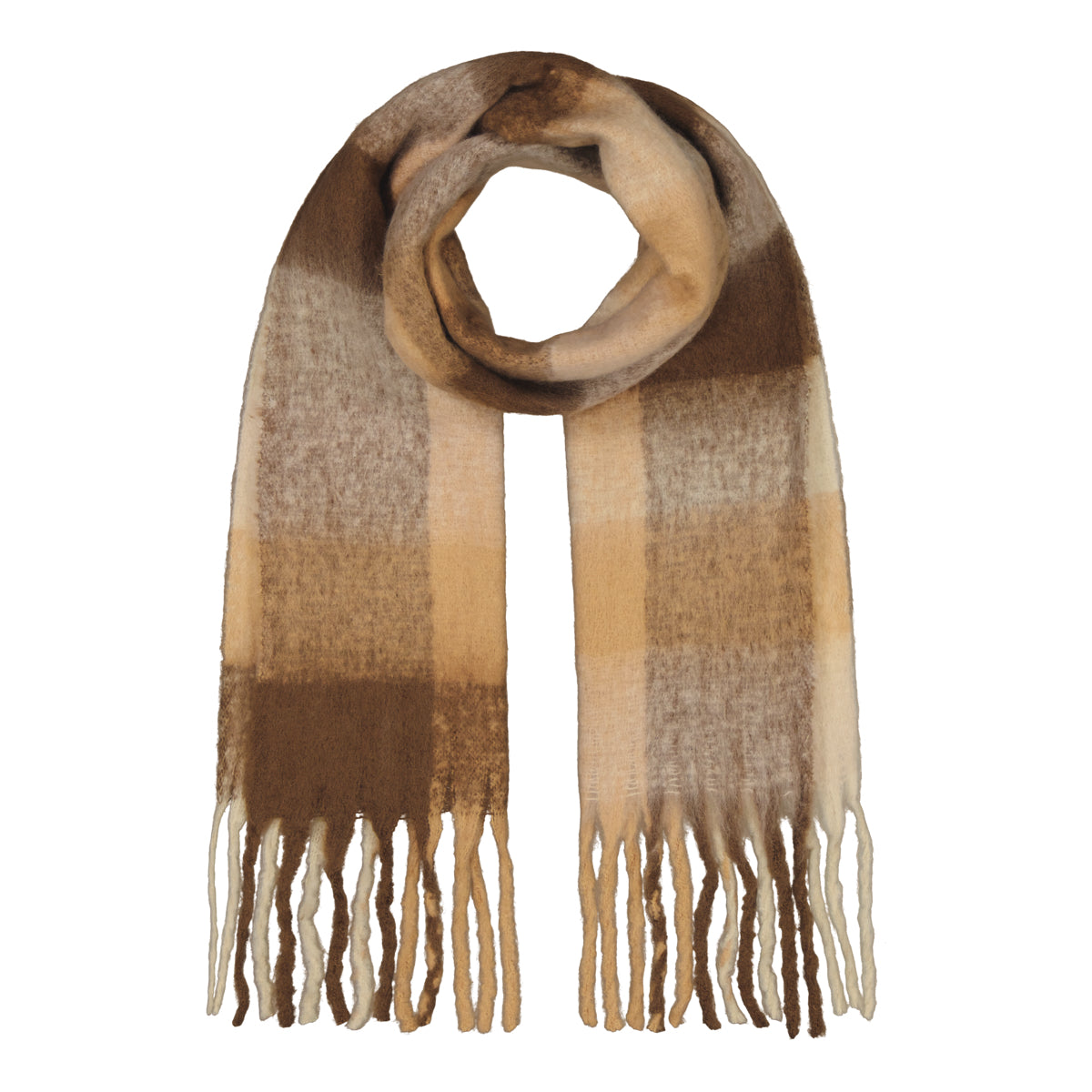 Klement naisten huivi Muffy huivi, ruskea ruutu