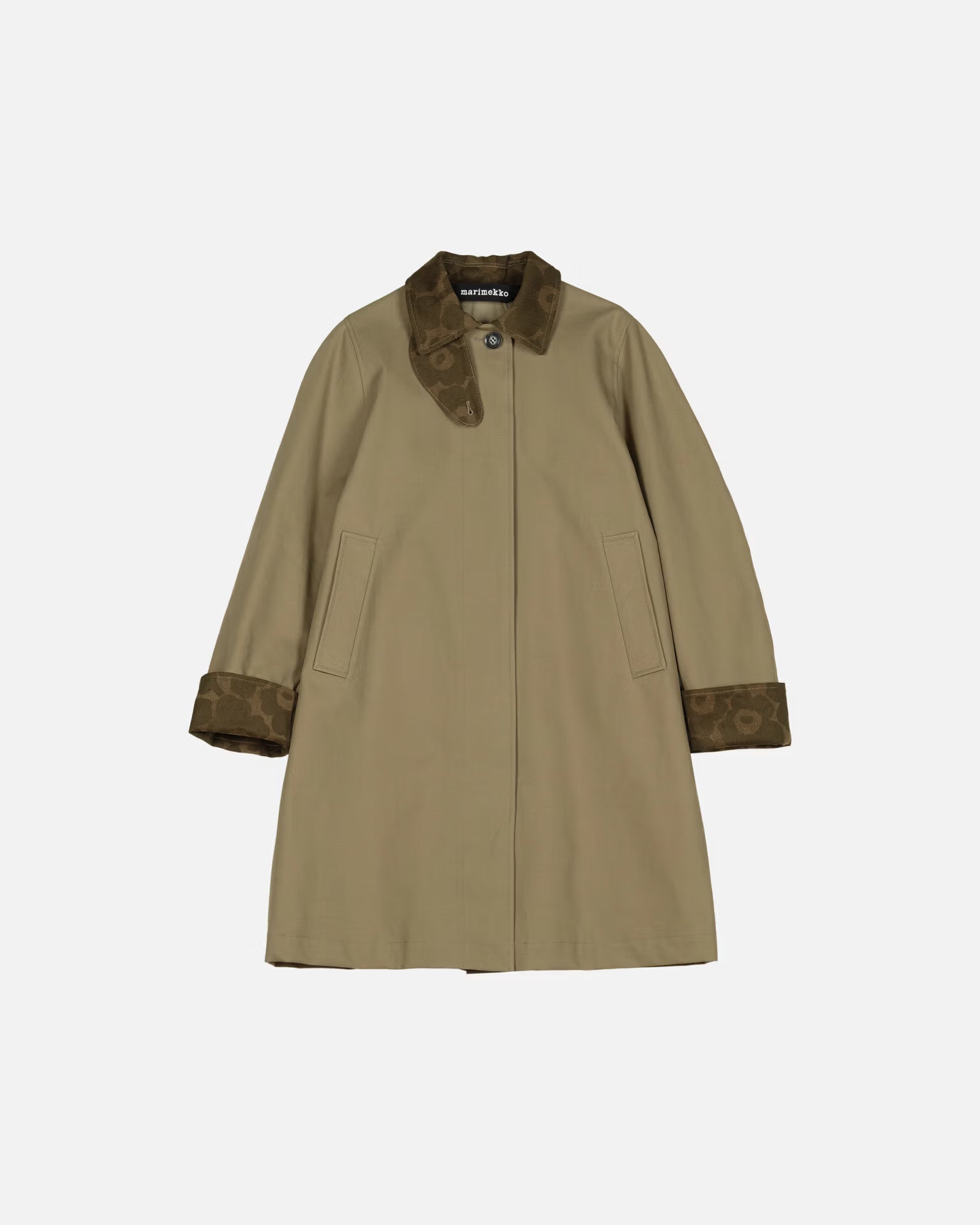 Marimekko naisten takki Eepos Solid, kameli