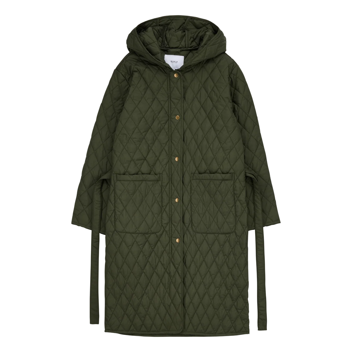Makia naisten tikkitakki Milena Coat, Forest Green