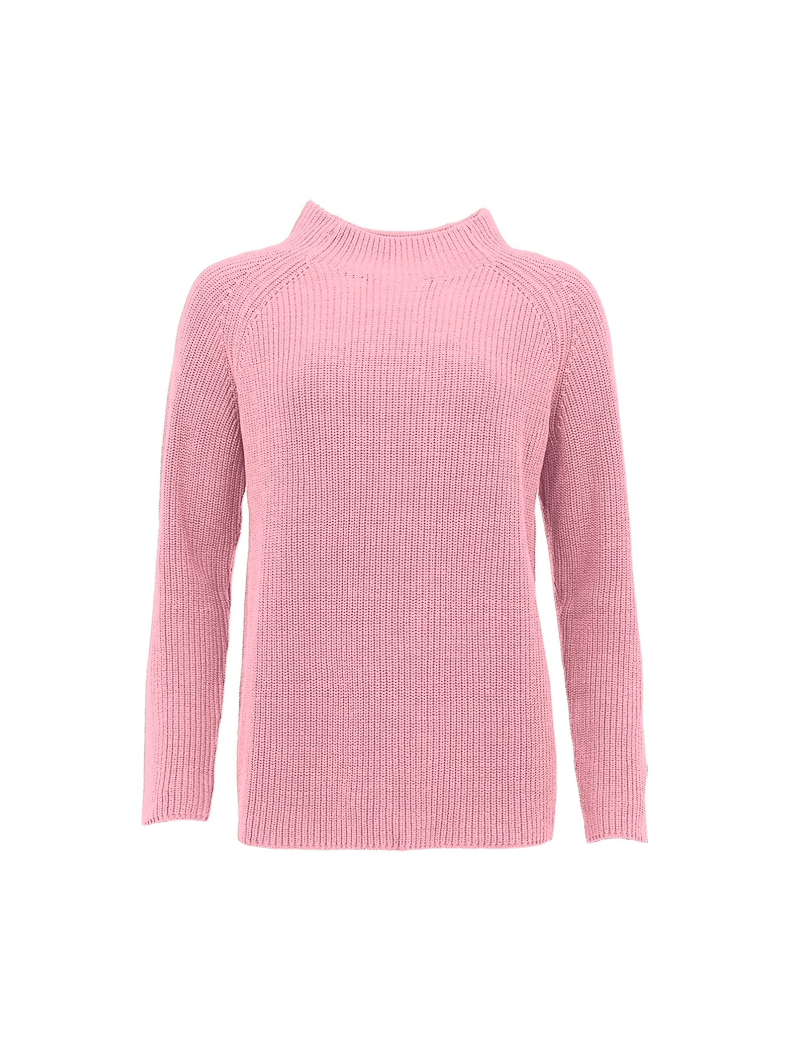 S.T.I naisten neulepusero OENNA KNIT 68CM, vaaleanpunainen