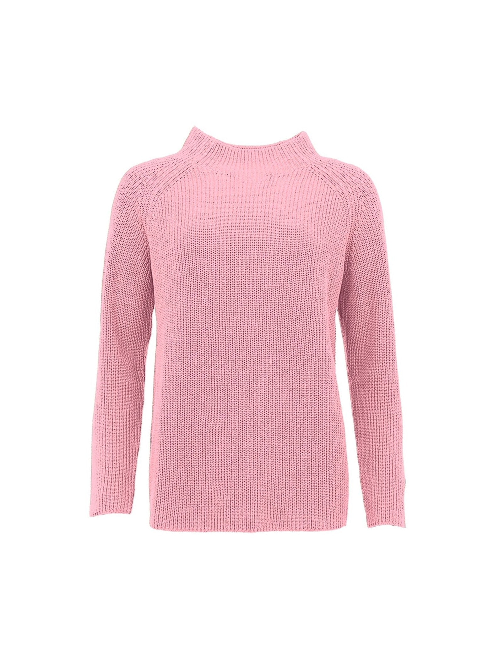 S.T.I naisten neulepusero OENNA KNIT 68CM, vaaleanpunainen