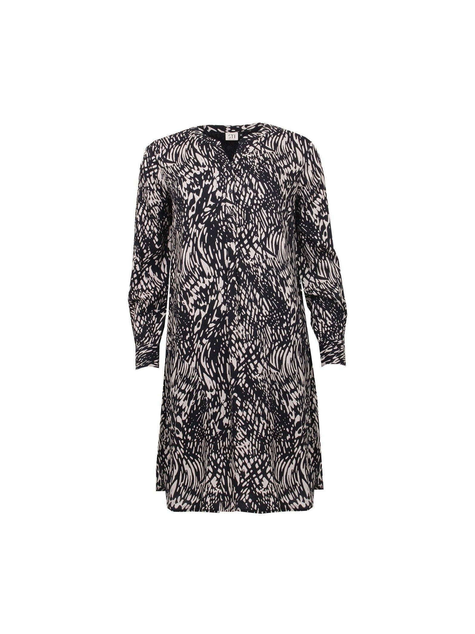 S.T.I naisten mekko KENLA DRESS 98CM, musta kuosi