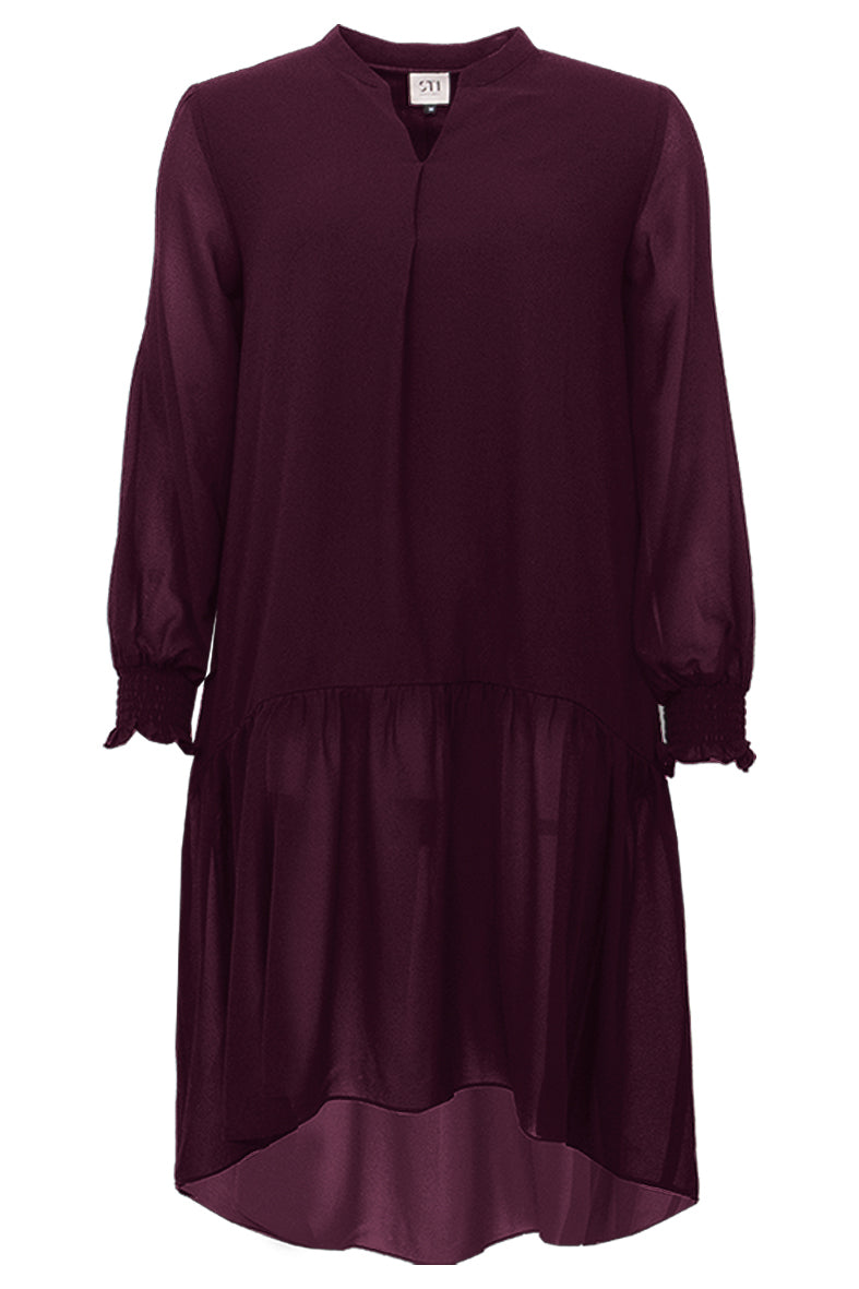 S.T.I Cilla Dress, viininpunainen