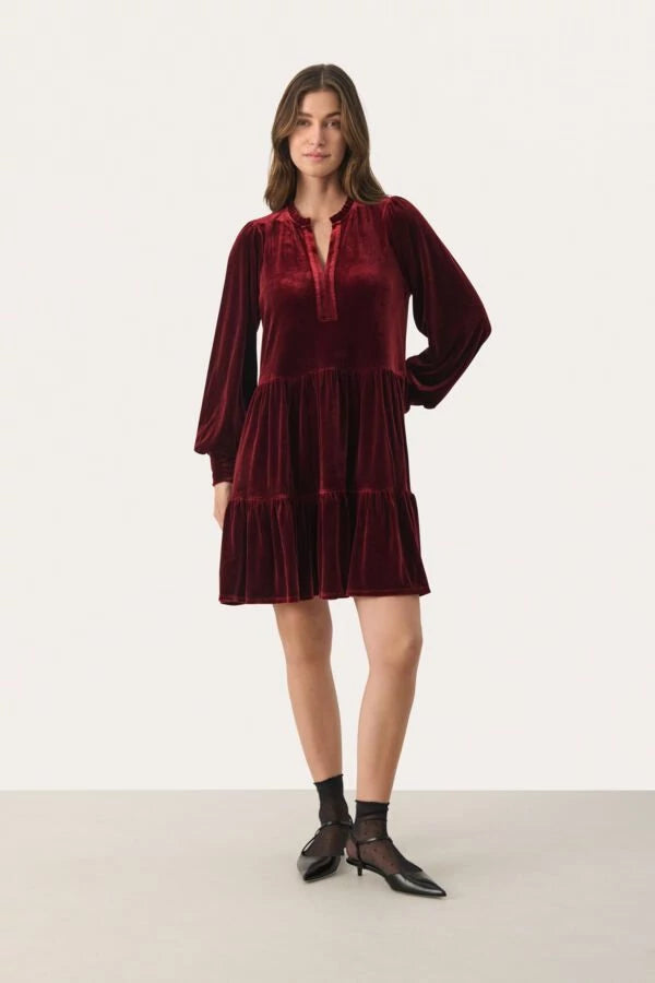 VIGGASE SAMETTIMEKKO Pomegranate - Red