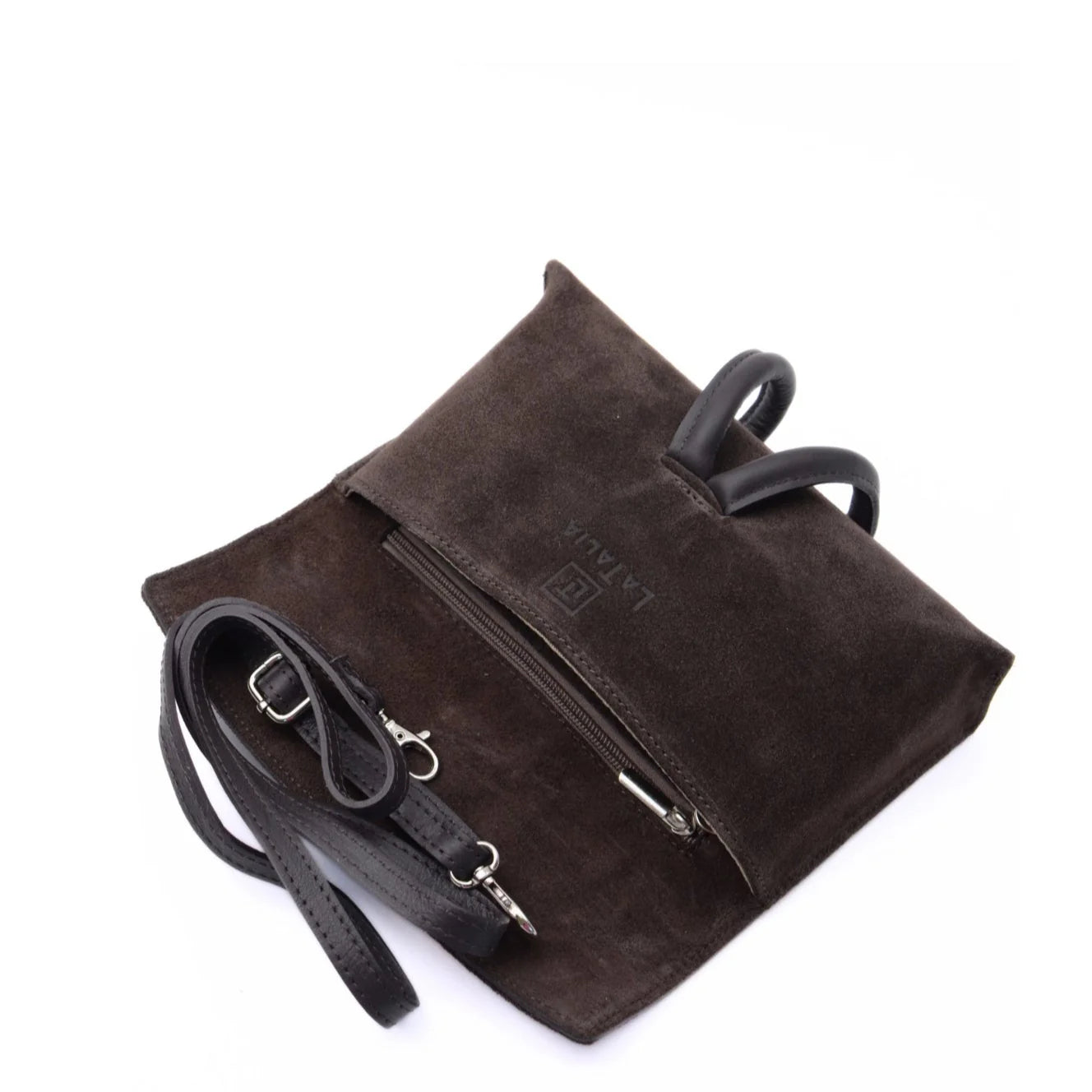 Latalia Braletta Bag, Tummanruskea