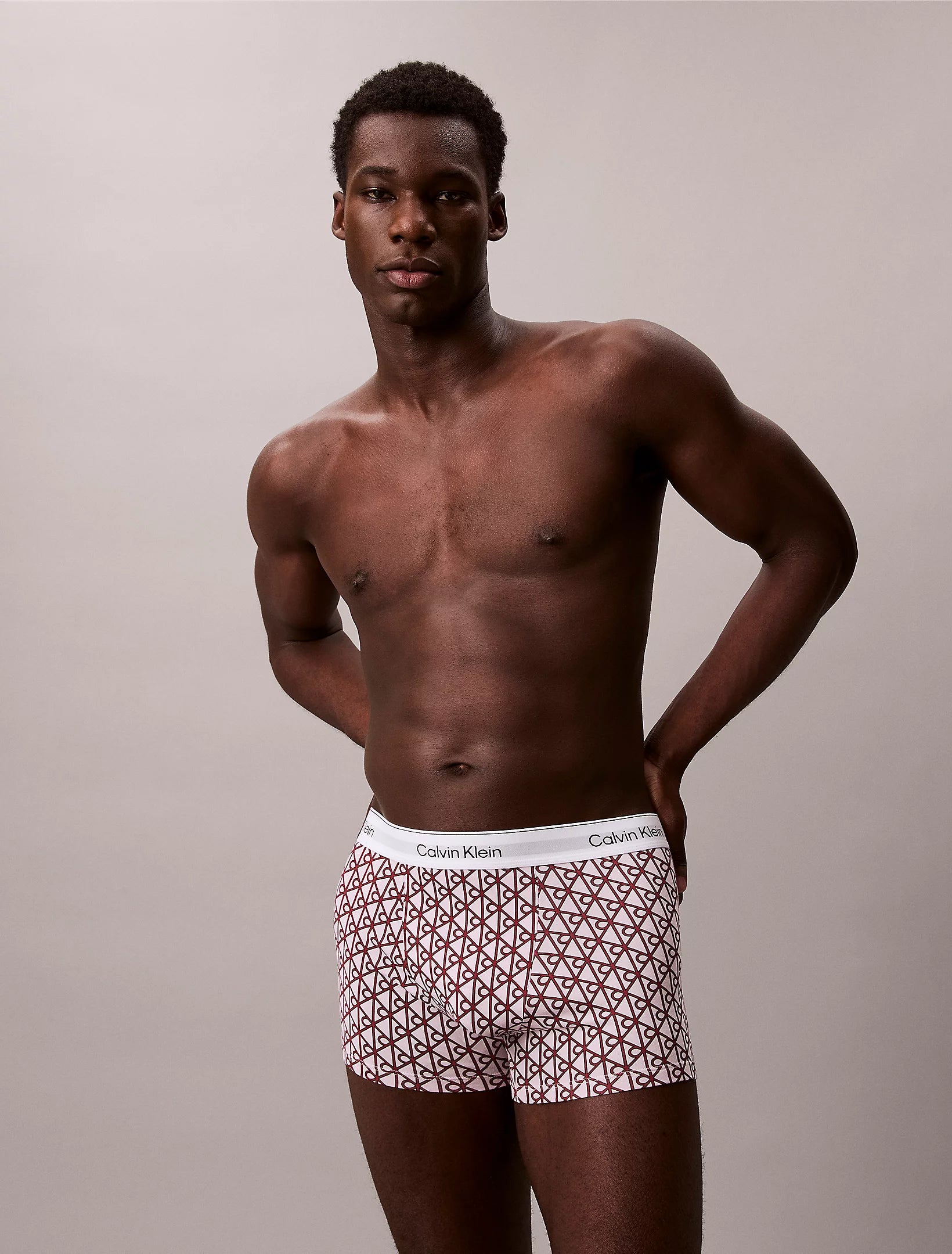Calvin Klein miesten bokserit 3 Pack Relaxed Fit Trunk, pinkki