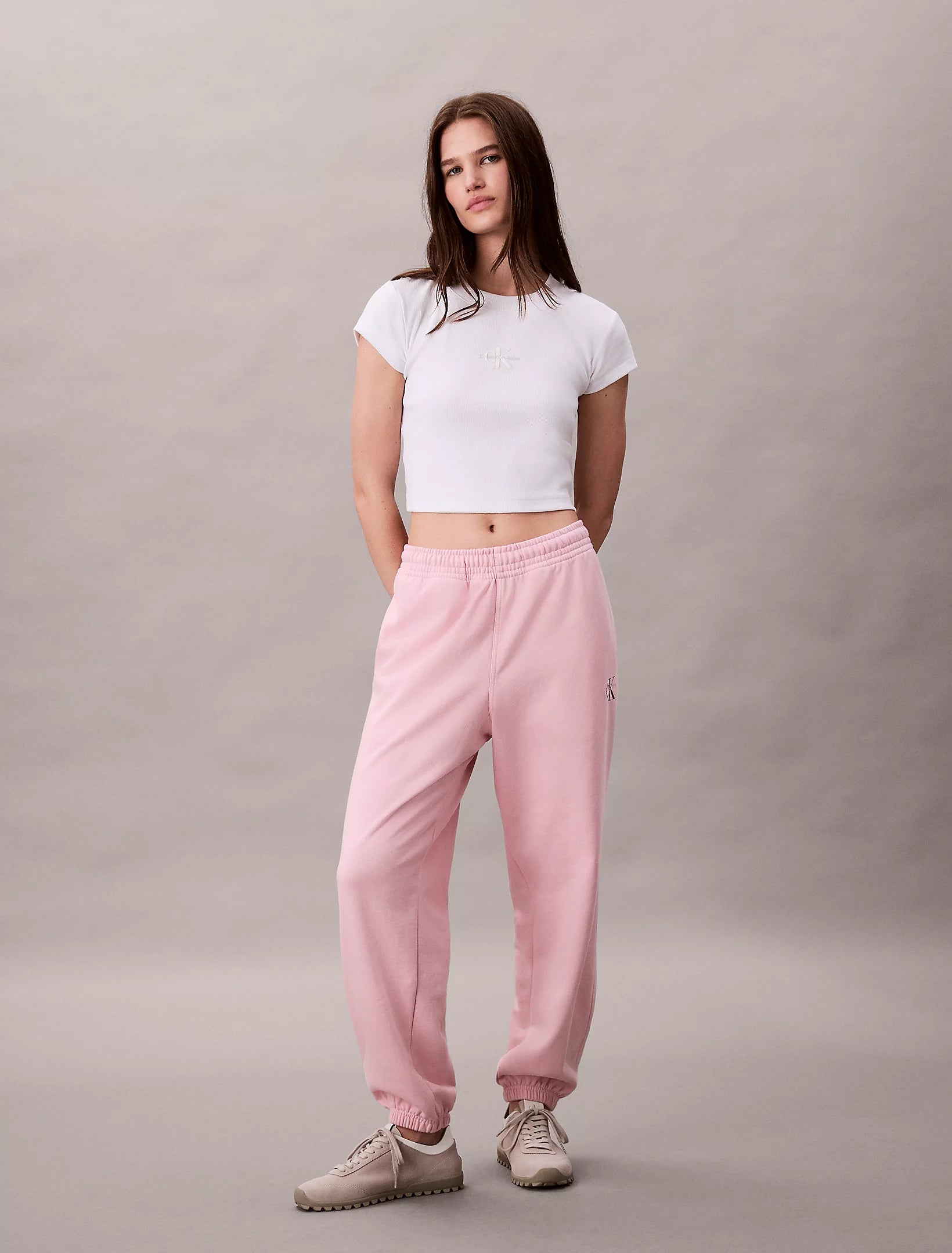 MONOLOGO FRENCH TERRY JOGGER VAALEANPUNAINEN