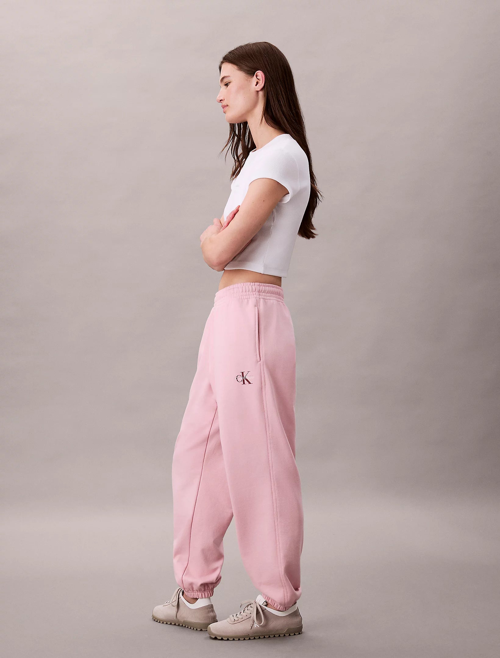 MONOLOGO FRENCH TERRY JOGGER VAALEANPUNAINEN