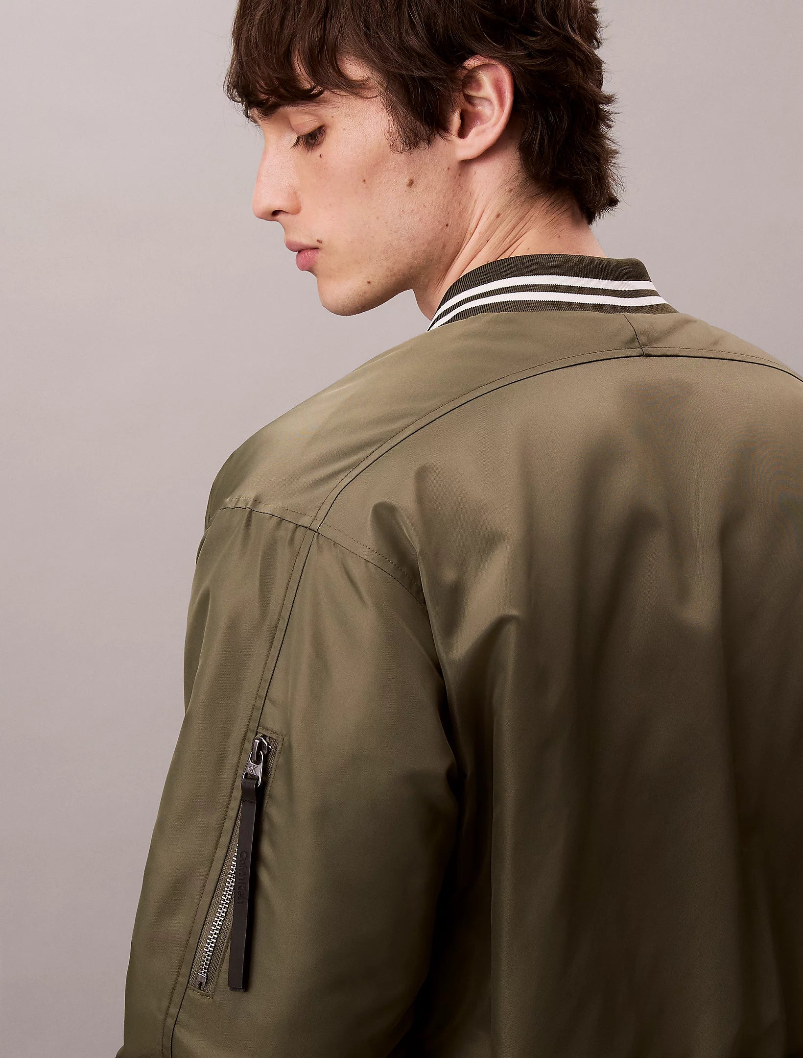 LS JEANS TIPPED HERO BOMBER JACKET VIHREÄ