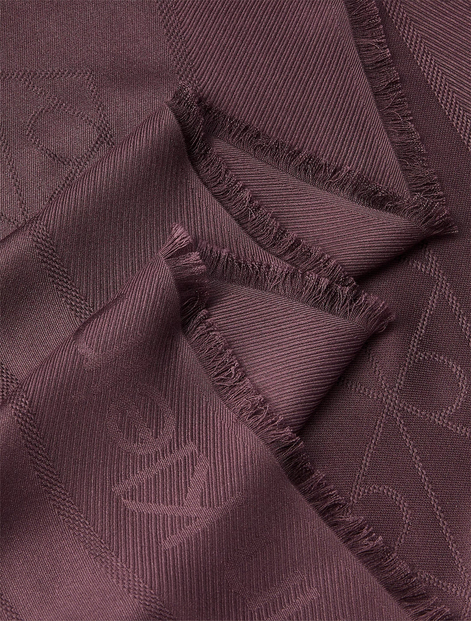 TONAL AOP MODAL LW SQUARE SCARF VIININPUNAINEN