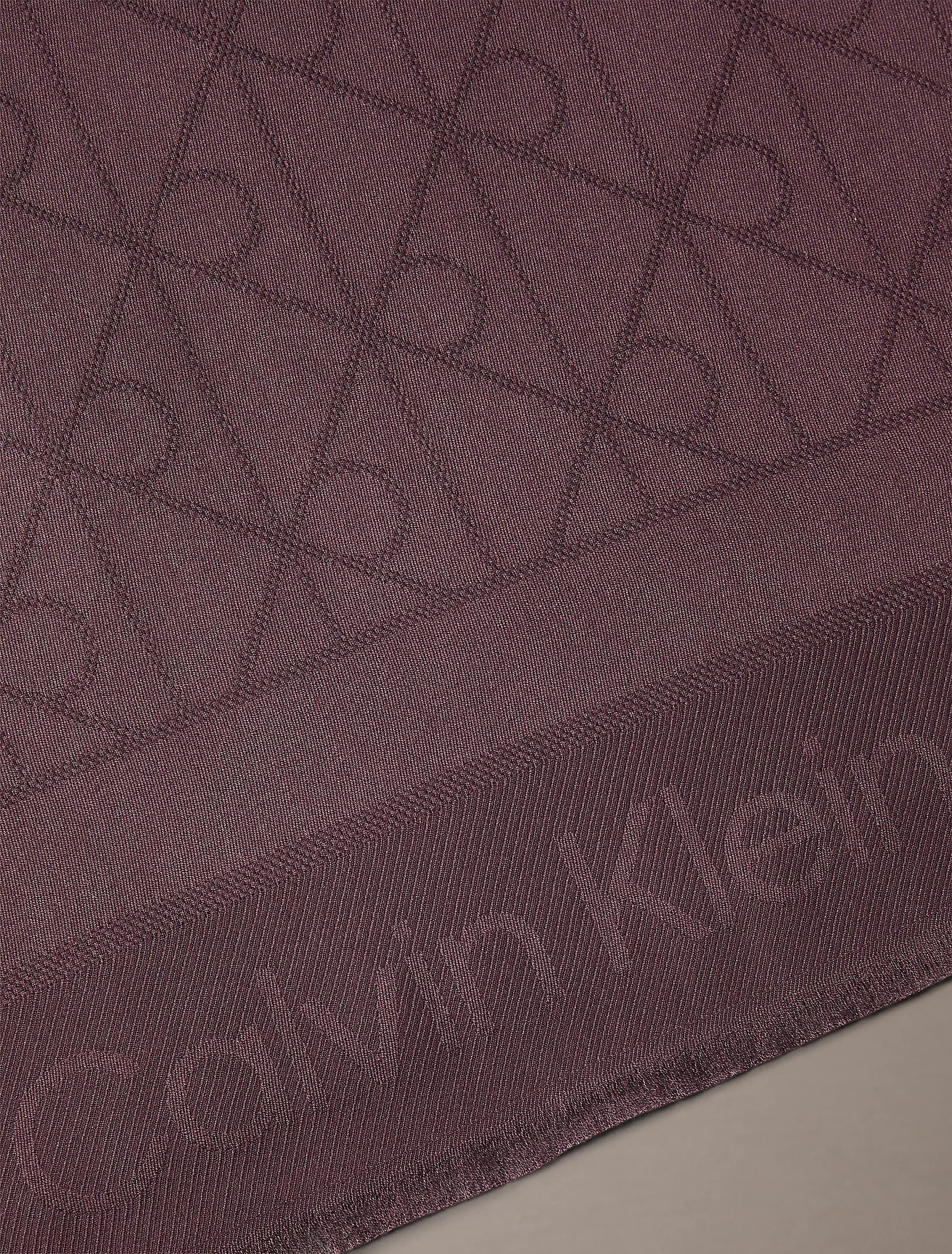 TONAL AOP MODAL LW SQUARE SCARF VIININPUNAINEN