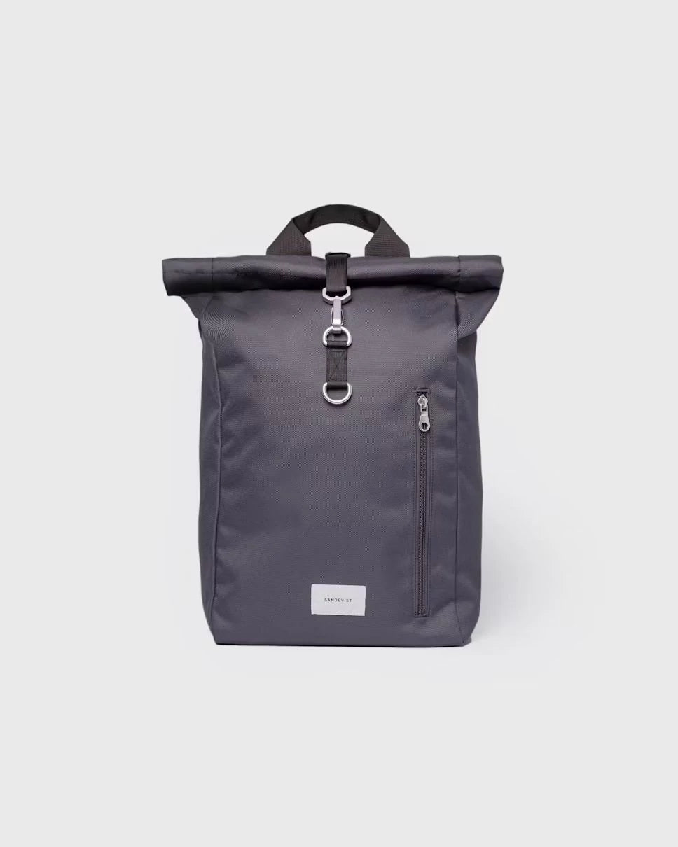 GROUND Rolltop Backpack L TUMMANHARMAA