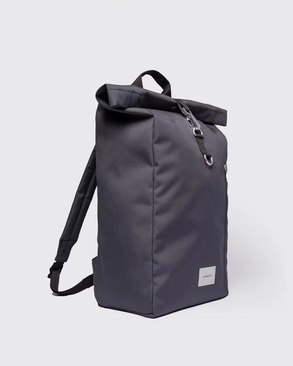 GROUND Rolltop Backpack L TUMMANHARMAA