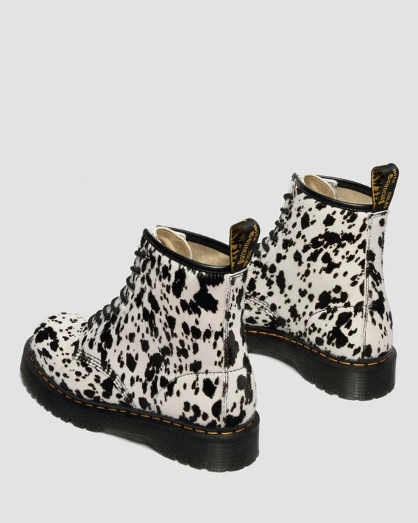 Dr. Martens naisten maiharit 1460 Bex 8 Eye Boot Cream+Black, mustavalkoinen