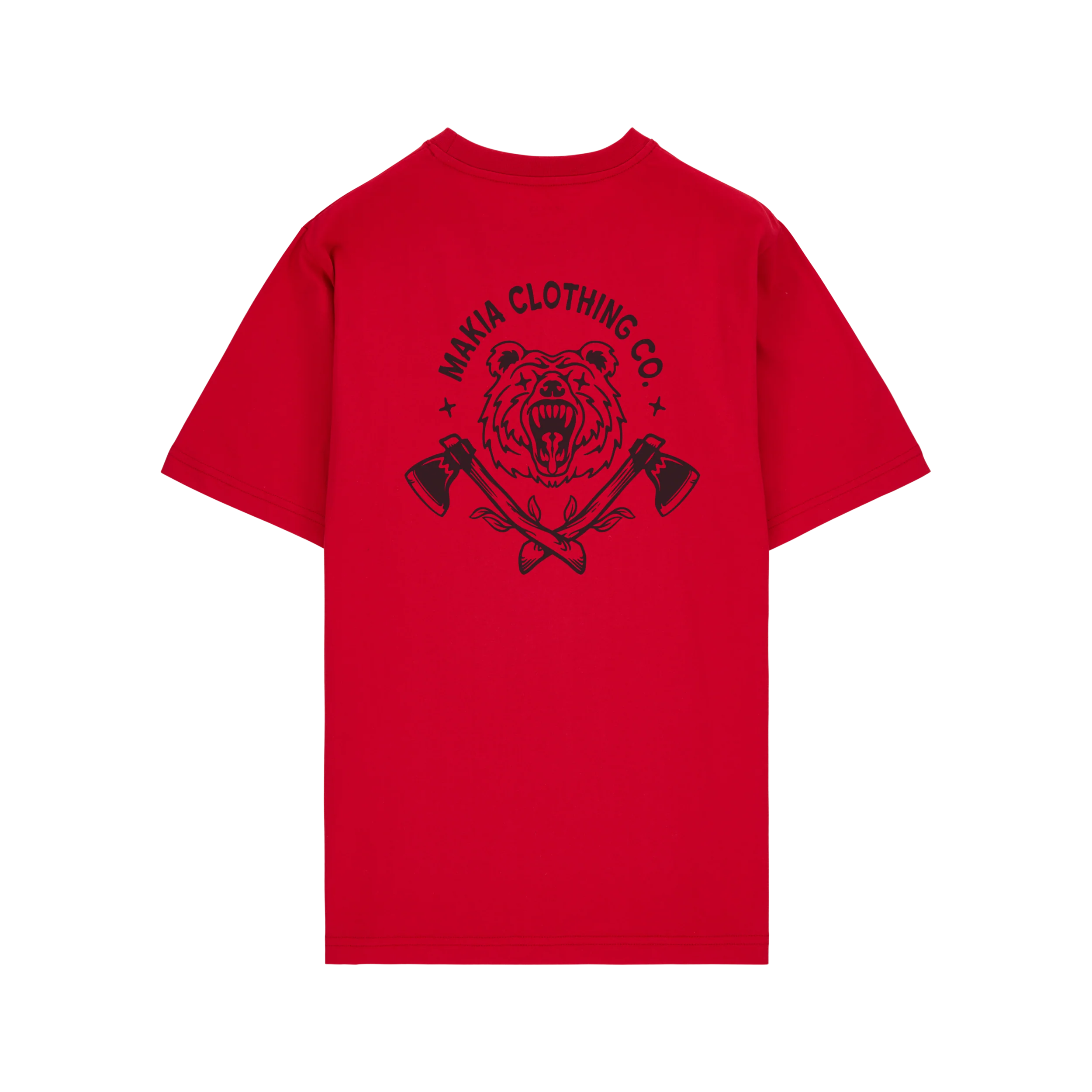 Makia miesten t-paita Bear T-shirt, punainen