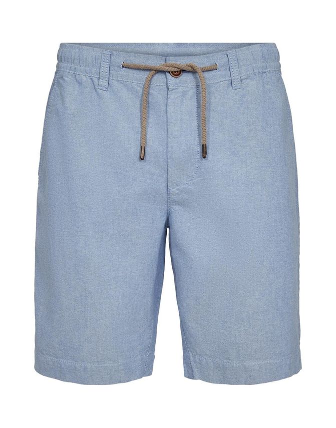 Black and Blue miesten shortsit K Oxford Shorts Regular Fit, vaaleansininen