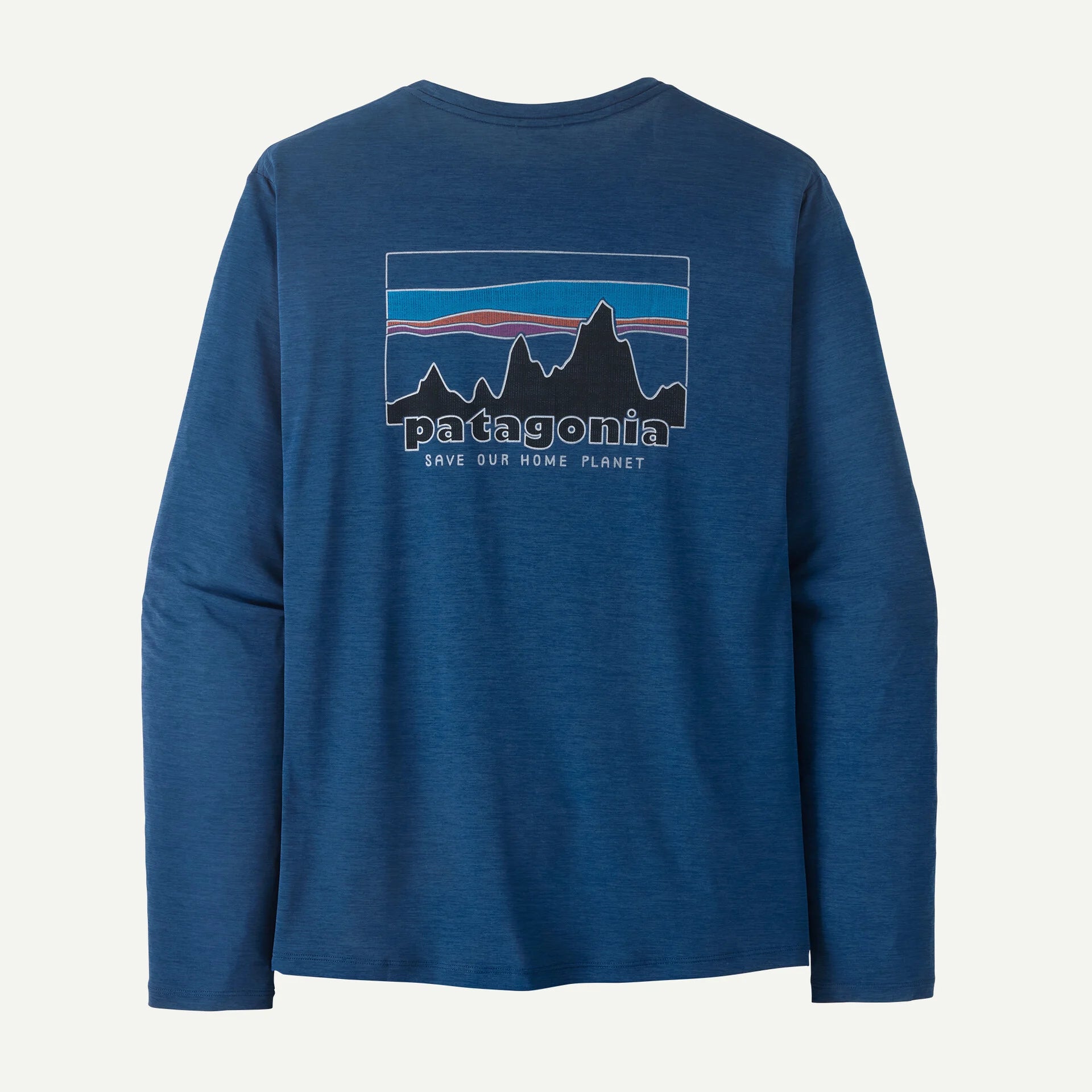 Patagonia miesten pitkähihainen paita M's L/S Cap Cool Daily Shirt - '73 Skyli, sininen