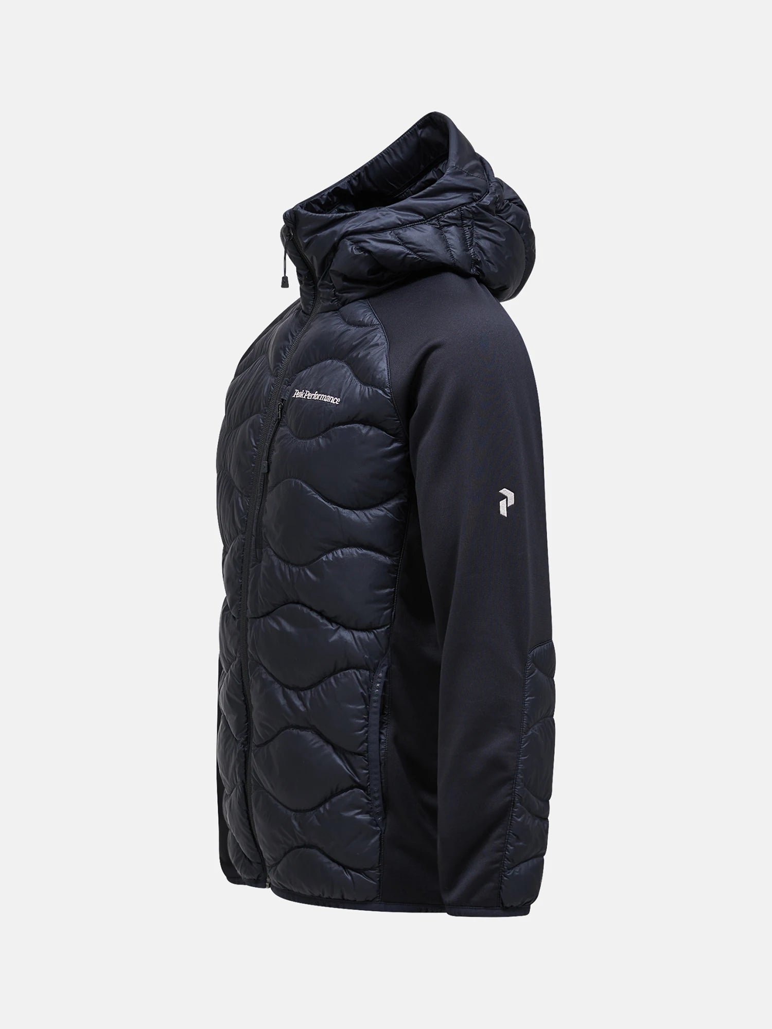 M HELIUM DOWN HYBRID HOOD JACKET MUSTA