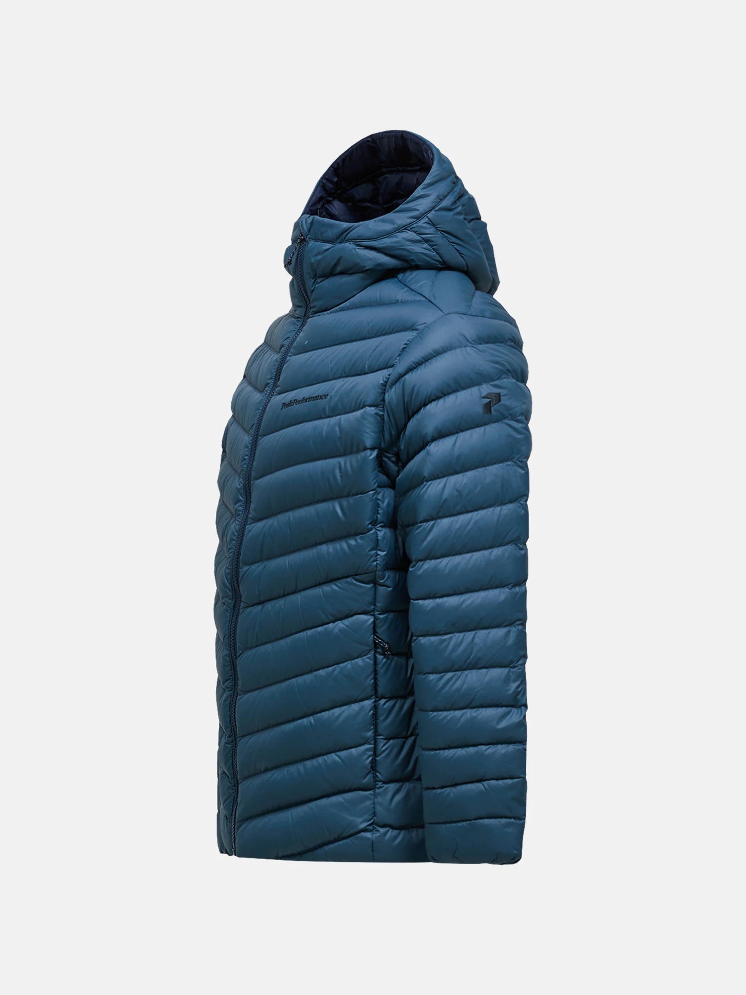 K M FROST DOWN HOOD JACKET PETROOLINSININEN
