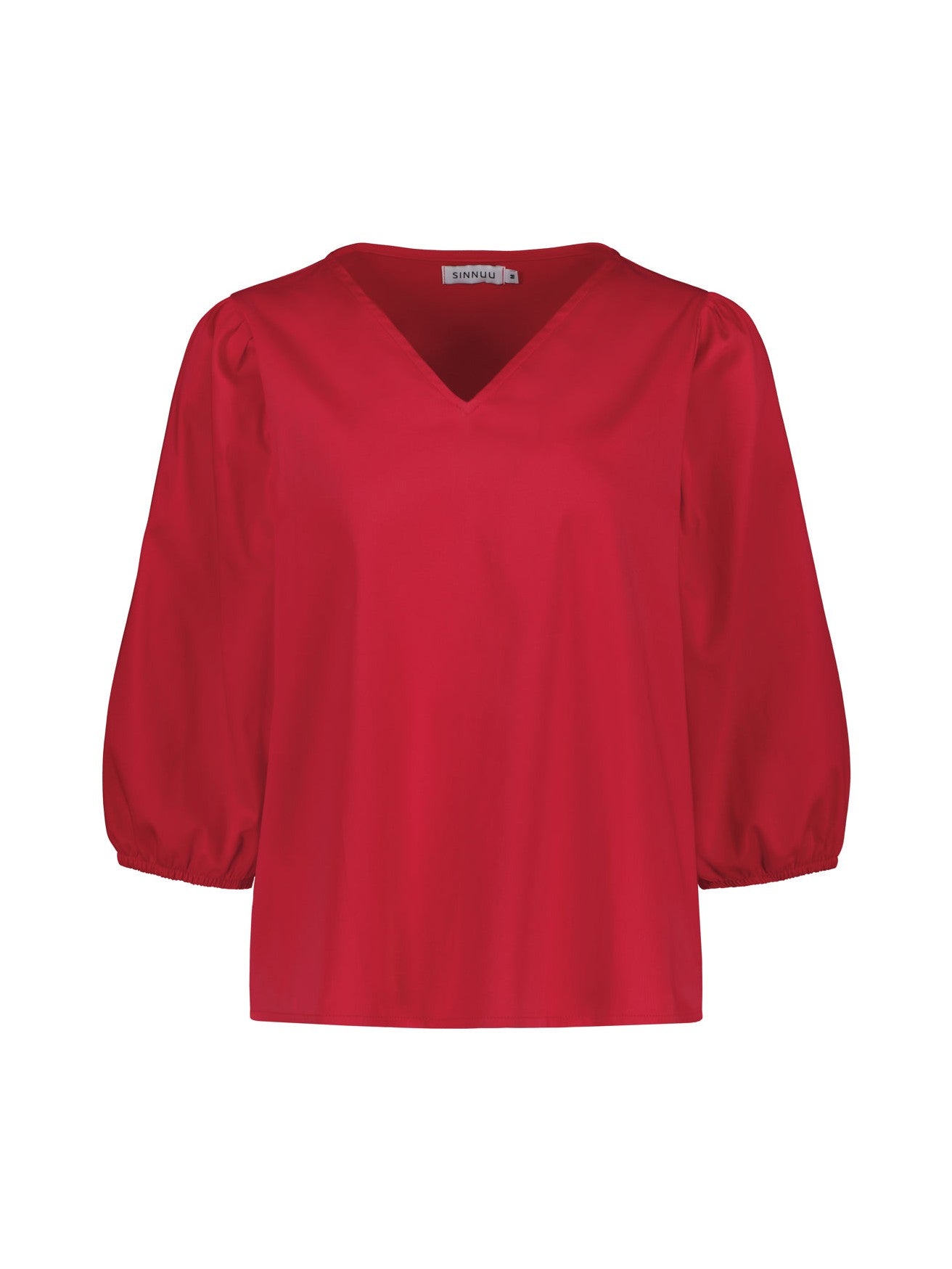 Sinnuu naisten pusero Nora Pusero V-neck, punainen