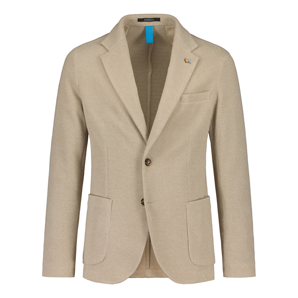 Sinnuu miesten bleiseri, CASUAL JERSEY BLAZER Beige