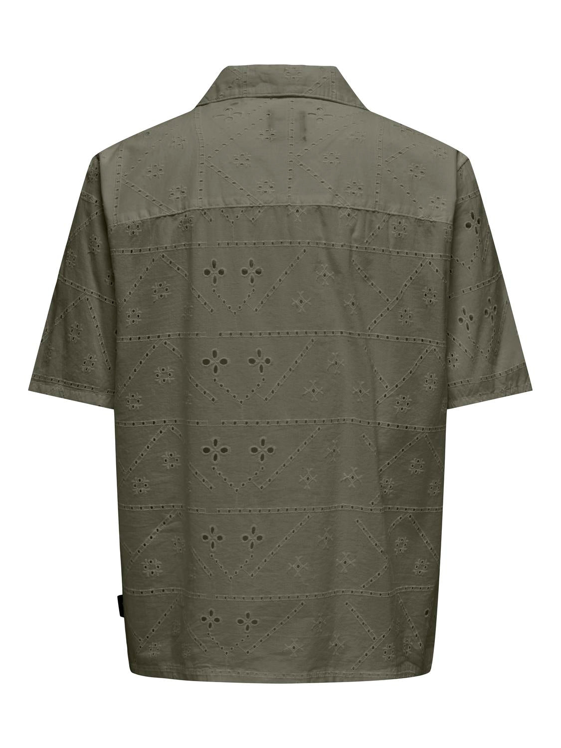 Only and Sons miesten lyhythihainen kauluspaita Aron, Dusty Olive